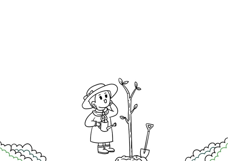 植树节手抄报怎么画简单好看