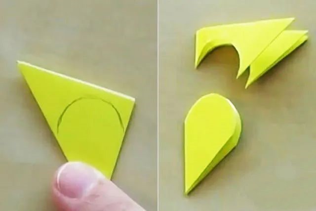 幼儿简单手工制作：纸贴画美丽的春天(步骤图解)