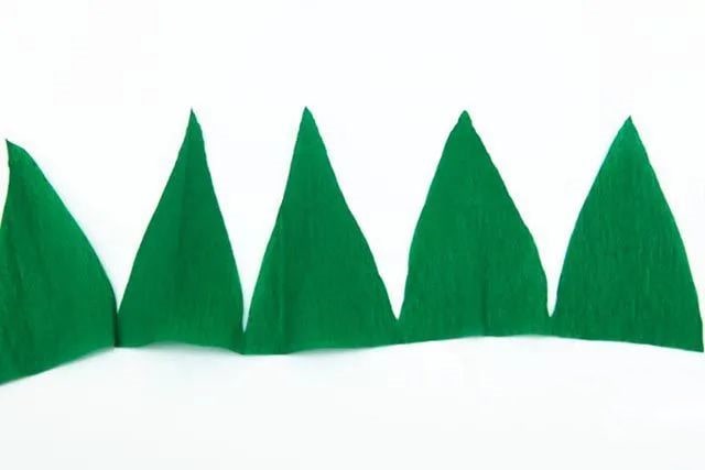 幼儿简单手工制作：纸贴画美丽的春天(步骤图解)