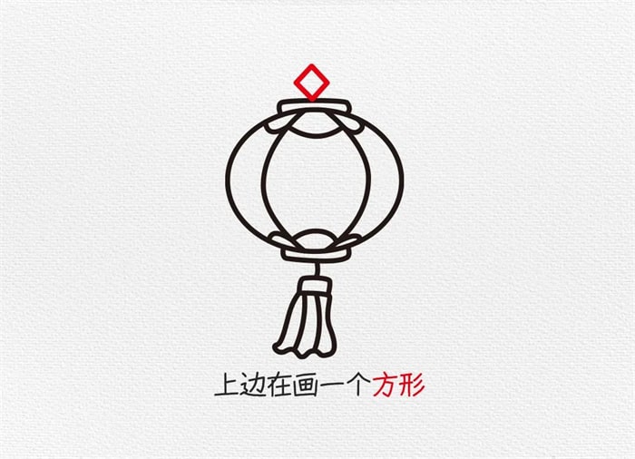 元旦节灯笼简笔画怎么画简单又好看