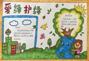 爱绿护绿从我做起手抄报图片（精选12张）