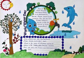 世界水日英语手抄报图片（精选7张）