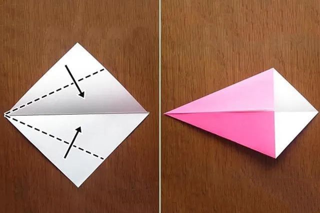 手工制作纸花朵：折纸立体樱花(步骤图解)