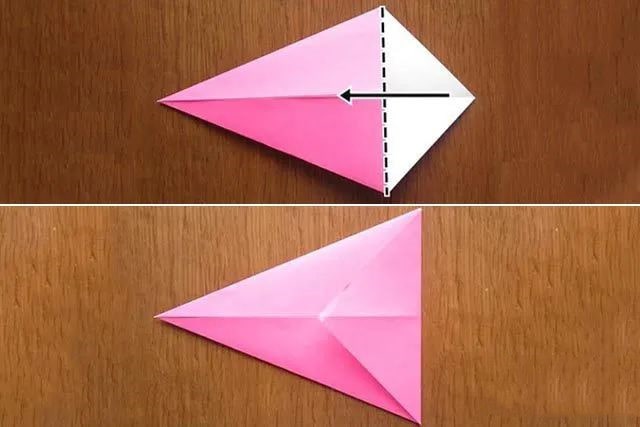 手工制作纸花朵：折纸立体樱花(步骤图解)