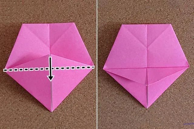 手工制作纸花朵：折纸立体樱花(步骤图解)