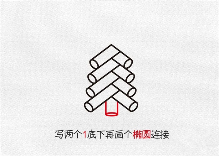 鞭炮简笔画图片教程简单又漂亮