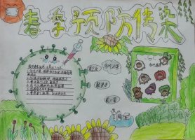预防春季传染病手抄报图片及内容简单又好看(精