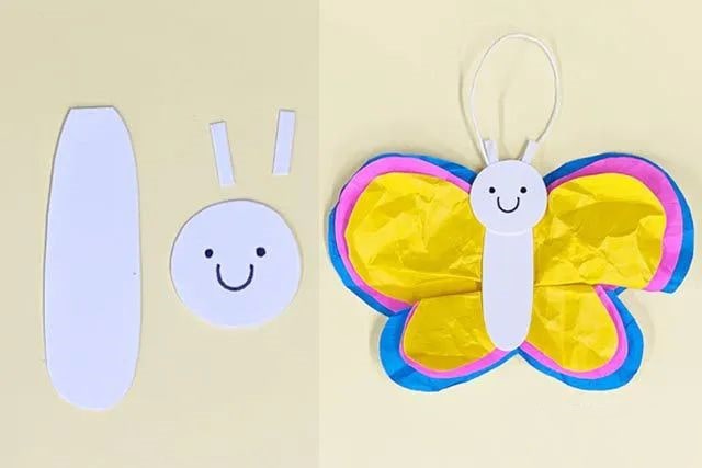 春天主题环创墙贴：折纸贴画油菜花和它的朋友们(步骤图解)