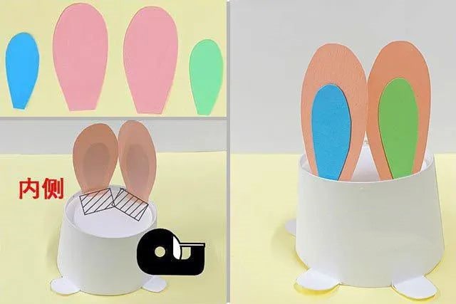 春天主题环创墙贴：折纸贴画油菜花和它的朋友们(步骤图解)