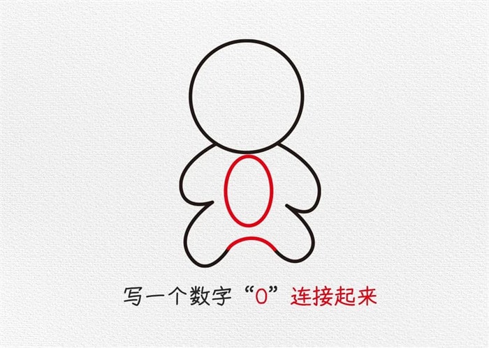 小老虎简笔画教程图片可爱