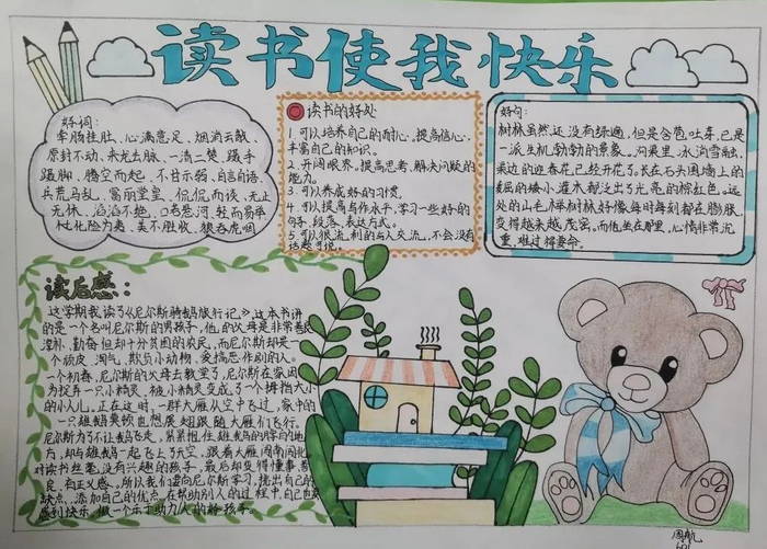 读书小报手抄报图片简单又漂亮