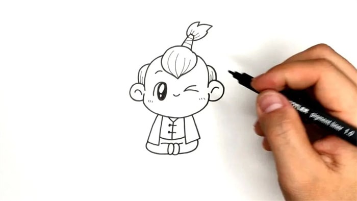 牧童人物简笔画图文教程