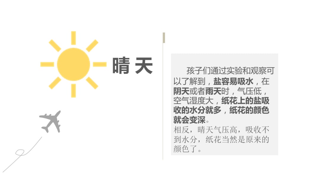 幼儿园中班科学教案：神奇的晴雨花