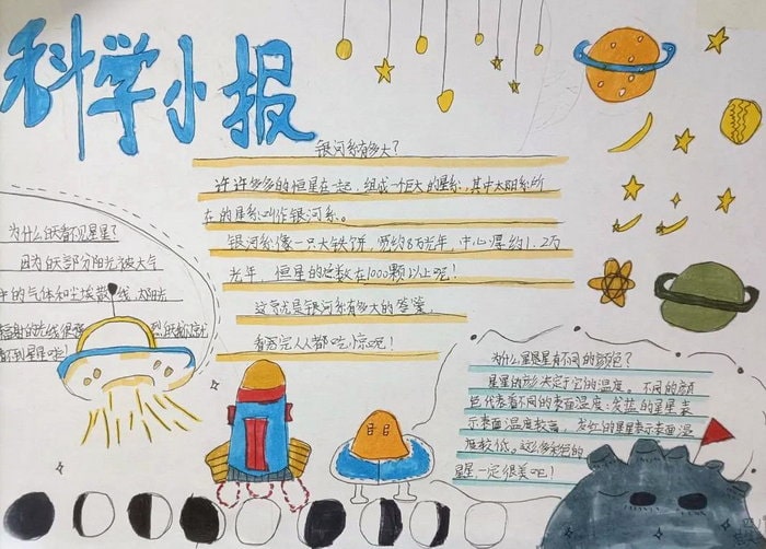 小学生科普手抄报图片及内容简单又漂亮