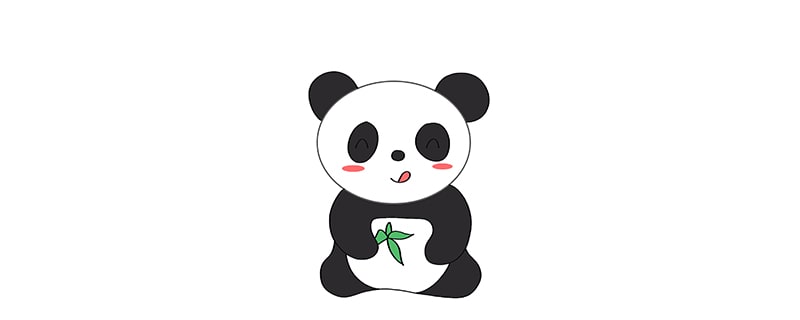 大熊猫简笔画图片教程