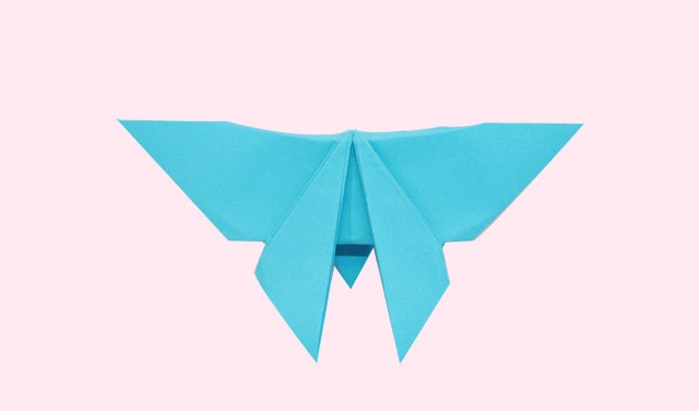 蝴蝶折纸图文教程