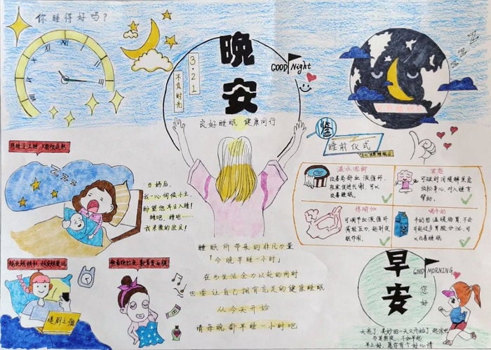 3月21日世界睡眠日手抄报图片及内容