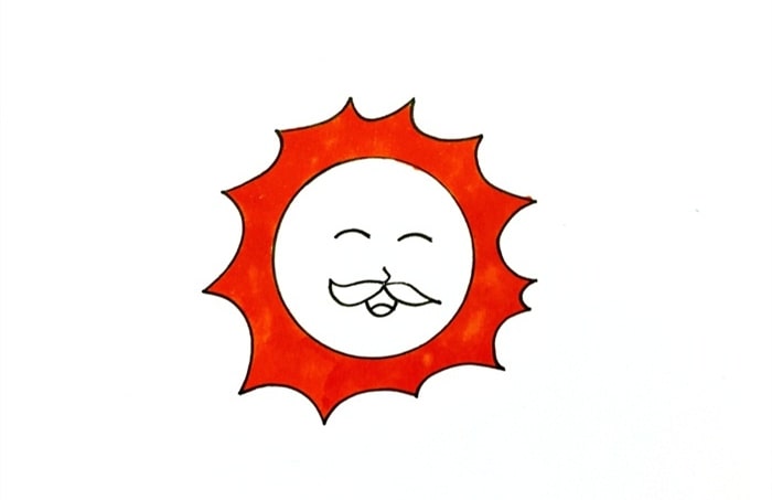 太阳公公简笔画怎么画才好看
