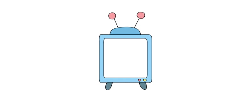 电视简笔画图片教程简单又好看