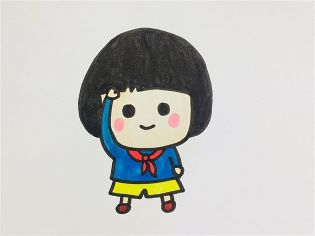 小学生敬礼简笔画怎么画简单