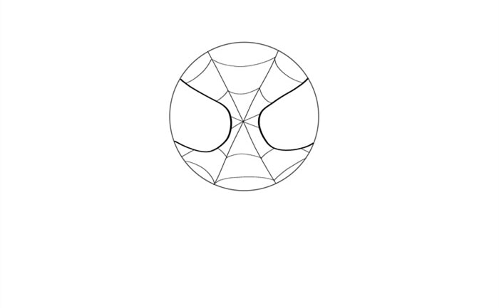 Q版蜘蛛侠简笔画图文教程呆萌可爱