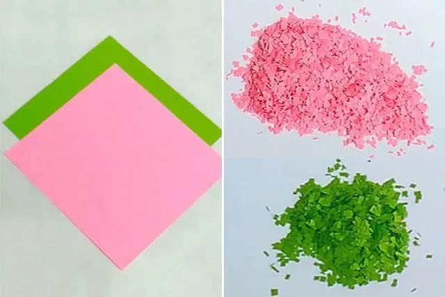 儿童春天手工：碎纸粘贴画樱花树(步骤图解)