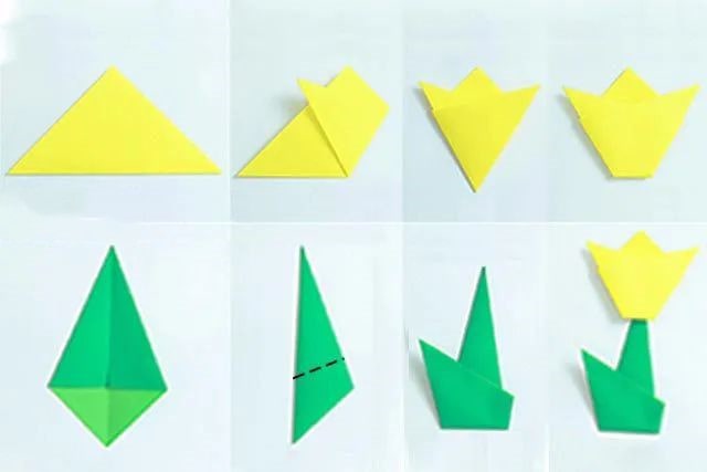 手工制作彩纸贴画美丽的小区