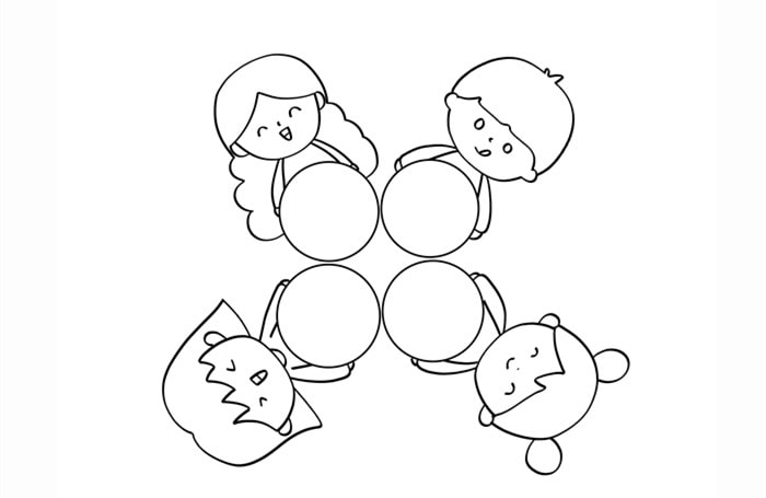 光盘行动绘画图片教程