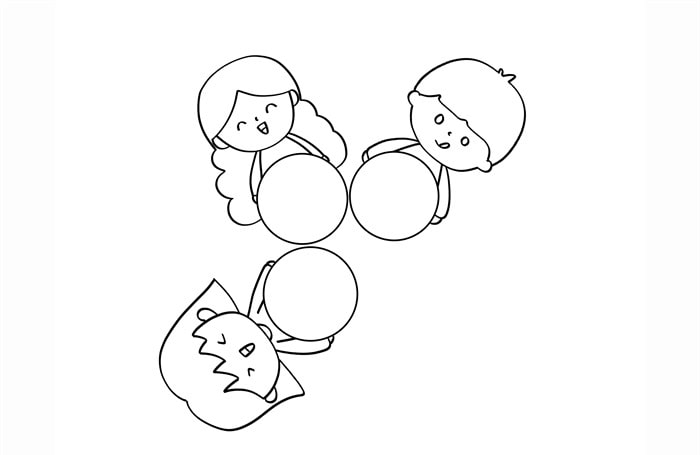 光盘行动绘画图片教程