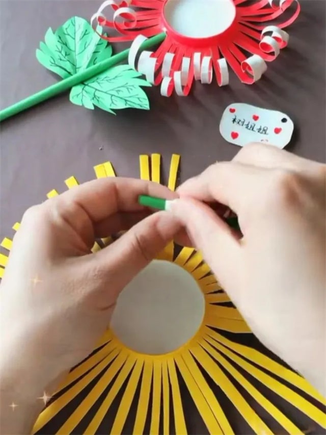 清明节手工：纸杯手工制作菊花