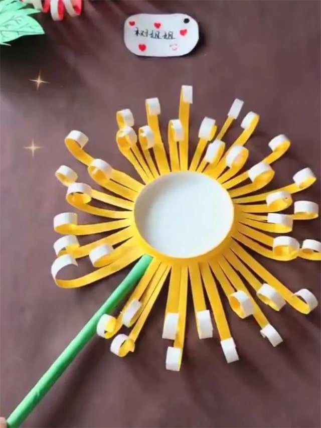 清明节手工：纸杯手工制作菊花