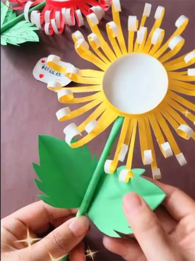 清明节手工：纸杯手工制作菊花