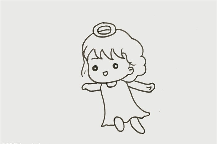 小天使怎么画简单又漂亮