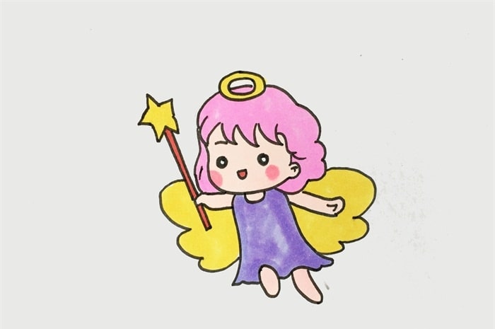 小天使怎么画简单又漂亮