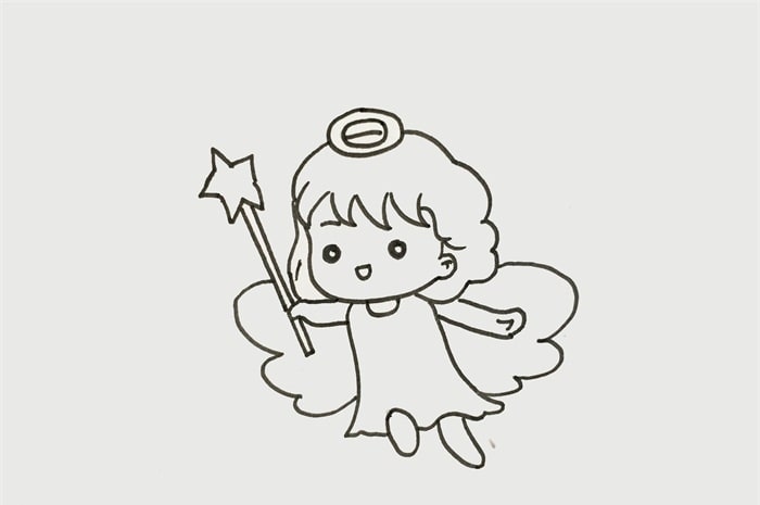 小天使怎么画简单又漂亮