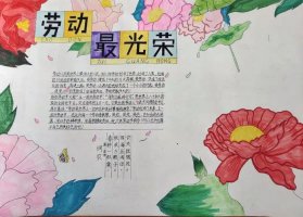 劳动最光荣的手抄报图片（精选5张）