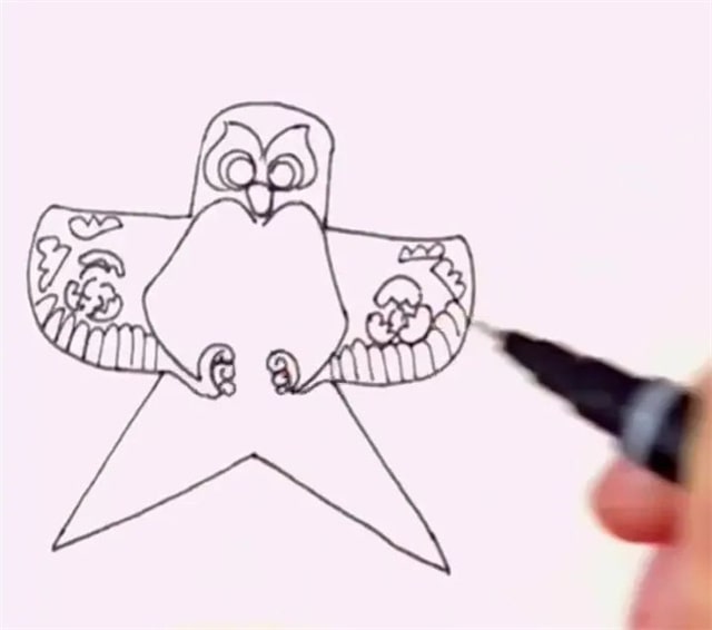 风筝简笔画教程图片