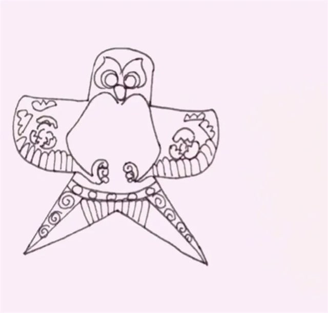 风筝简笔画教程图片