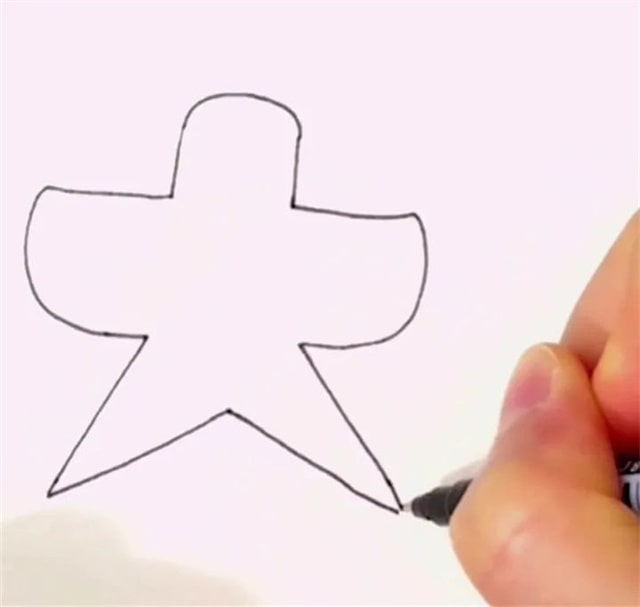 风筝简笔画教程图片