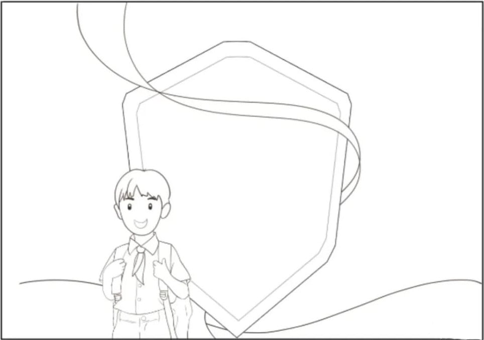 国家安全教育日手抄报图片教程