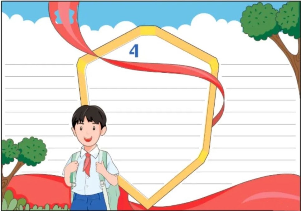 国家安全教育日手抄报图片教程