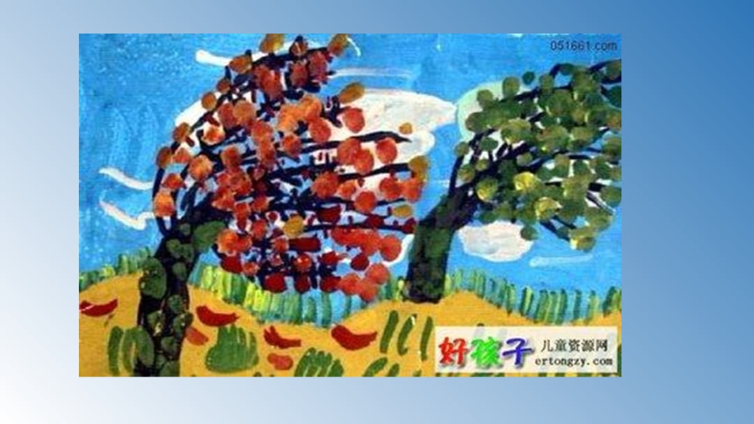 幼儿园大班美术教案：风儿轻轻吹