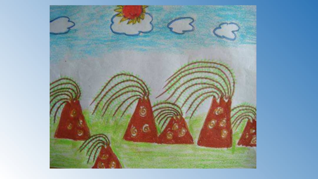 幼儿园大班美术教案：风儿轻轻吹