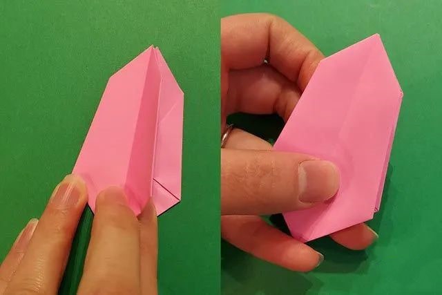 纸花的折法：立体郁金香的折法(步骤图解)