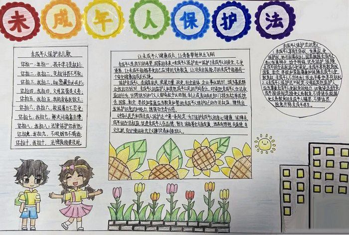 我为未成年人保护法代言手抄报