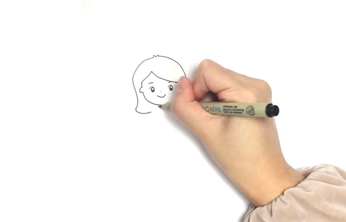 数学老师简笔画怎么画