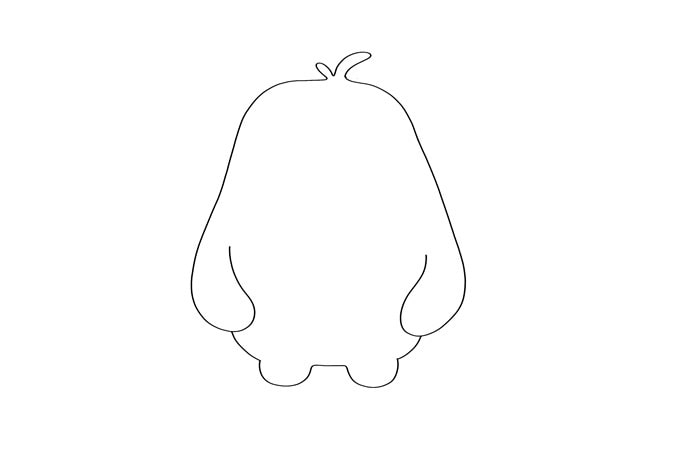 卡通老鹰简笔画图片教程