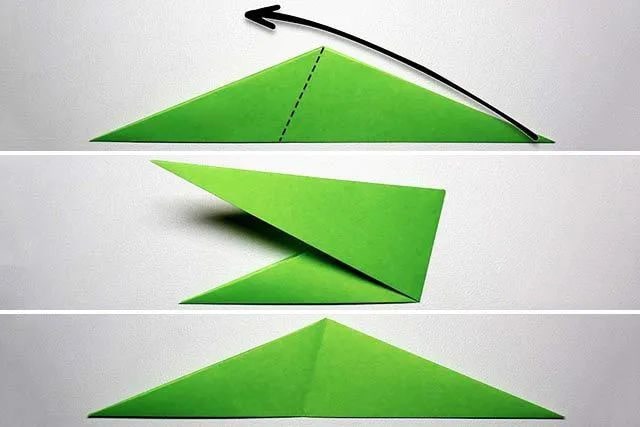 幼儿简单折纸：怎么折纸小草(步骤图解)