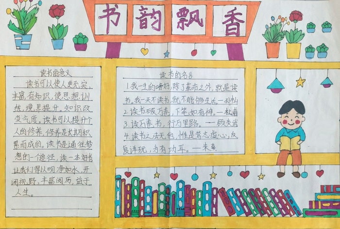 世界读书日手抄报图片简单及内容