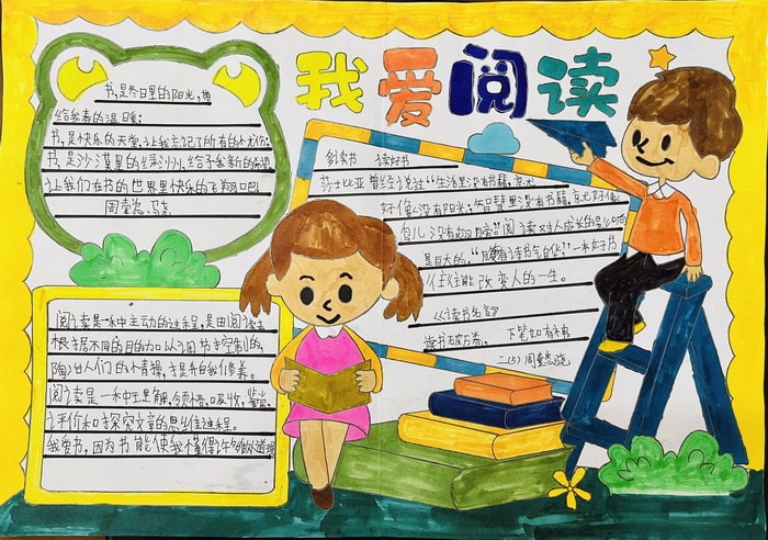 世界读书日手抄报图片简单及内容